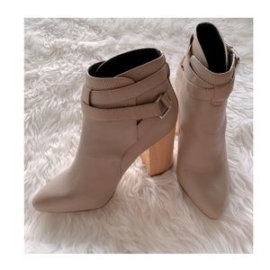 Anthropologie Pier Juste Leather Ankle Boots Size6